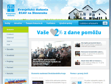 Tablet Screenshot of diakonia.sk