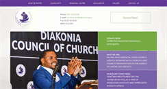 Desktop Screenshot of diakonia.org.za